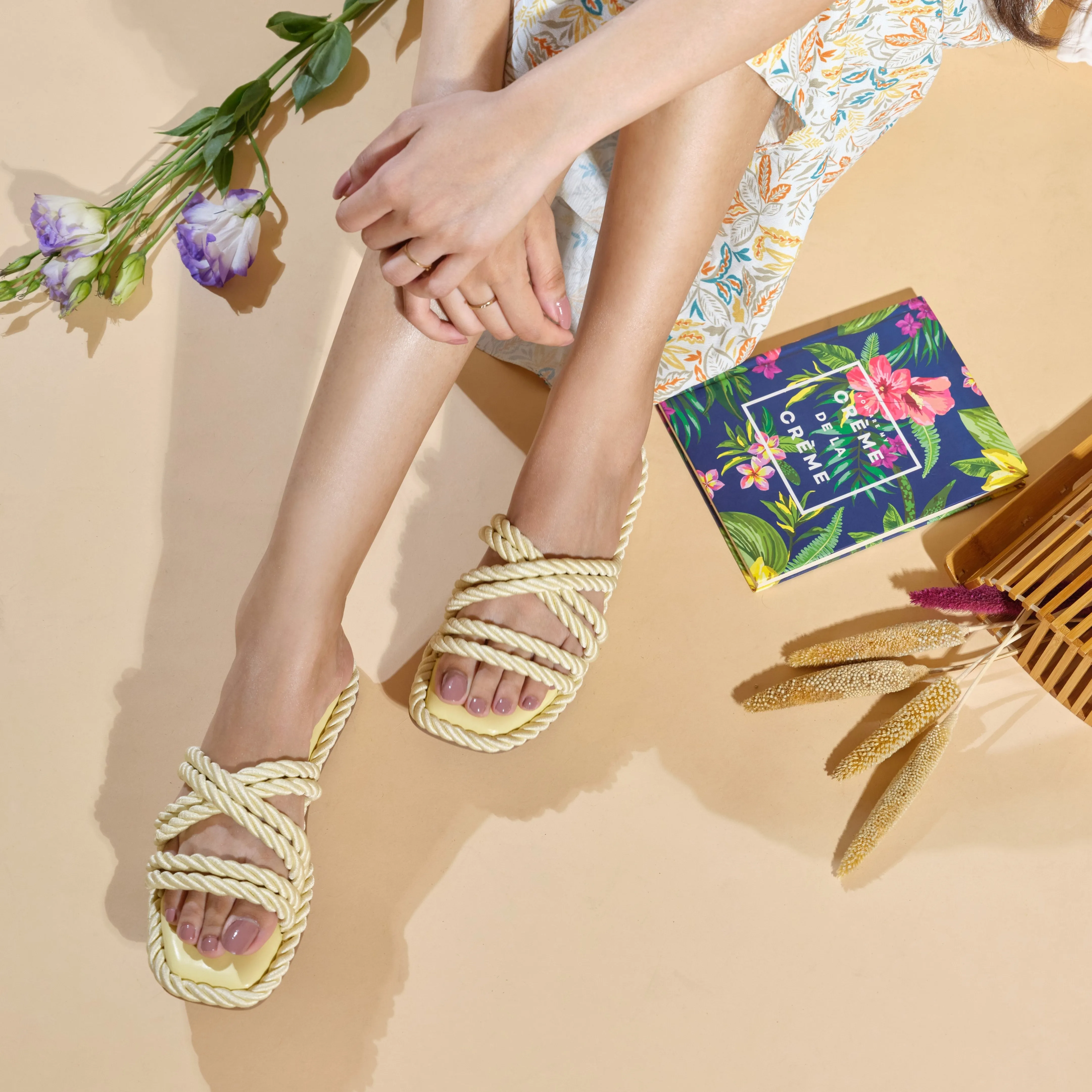 Yellow Rope flats