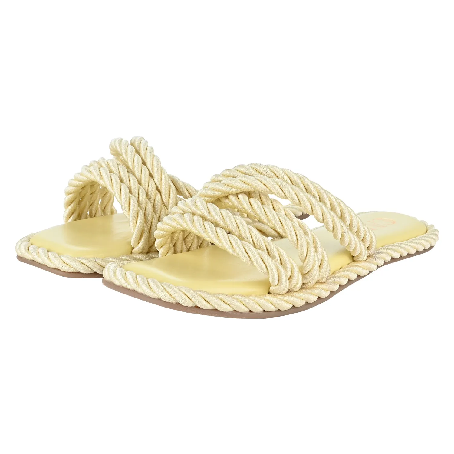 Yellow Rope flats