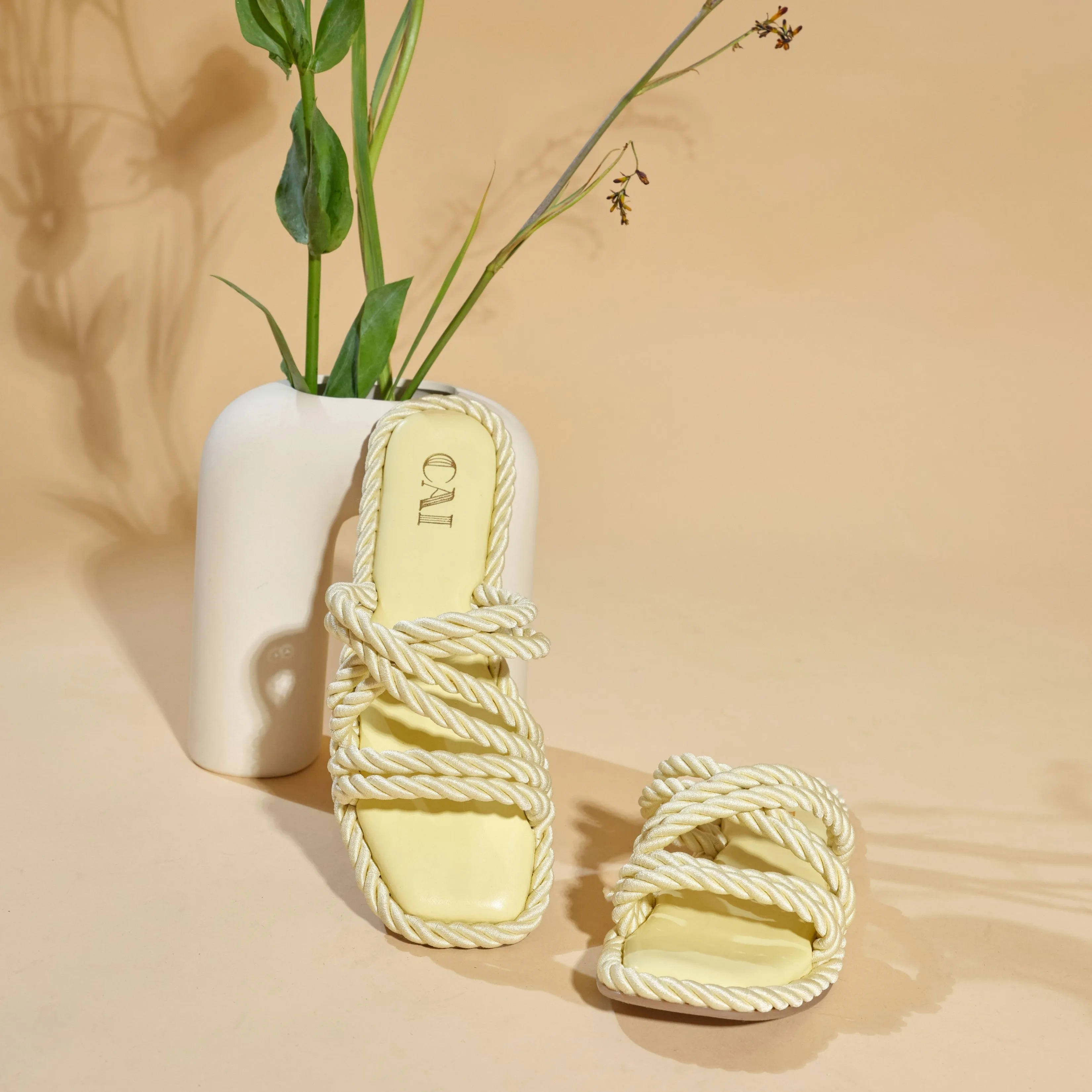 Yellow Rope flats
